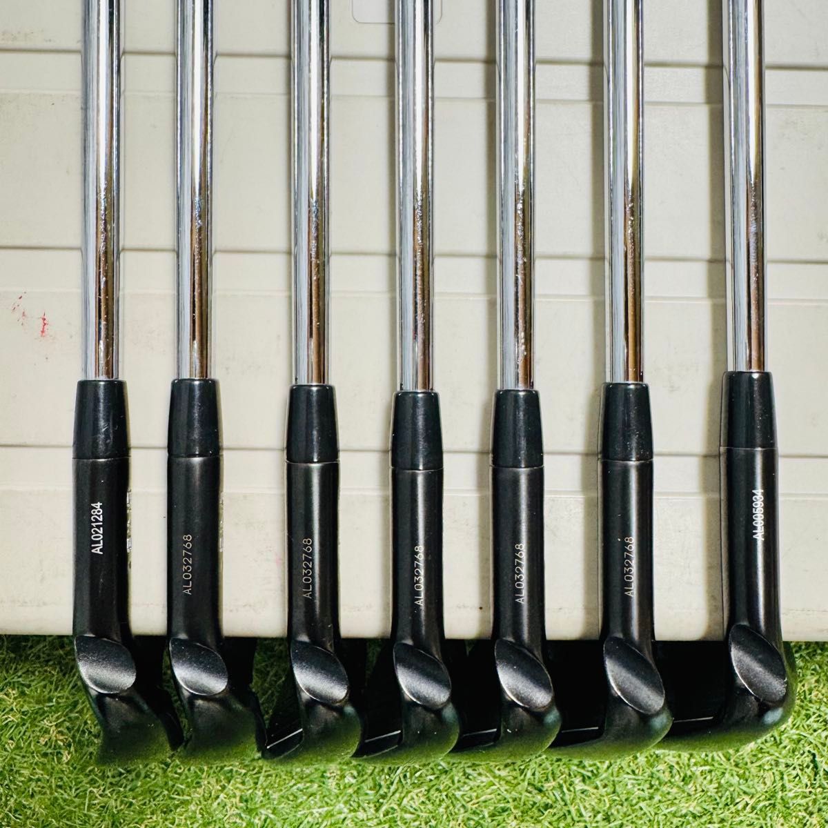 良品】初心者推奨 ピン G710 黒ドット メンズアイアンセット 7本 S