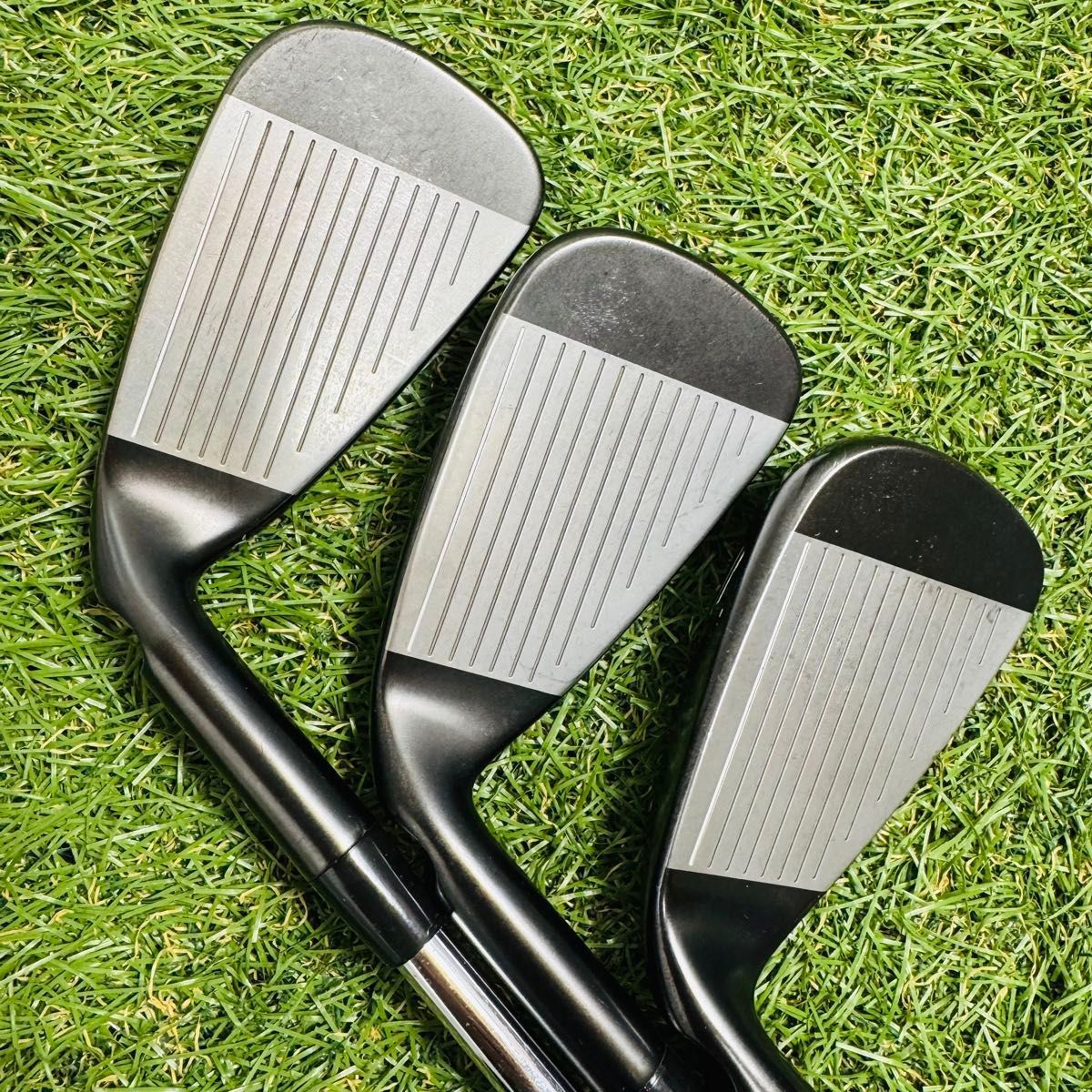 良品】初心者推奨 ピン G710 黒ドット メンズアイアンセット 7本 S