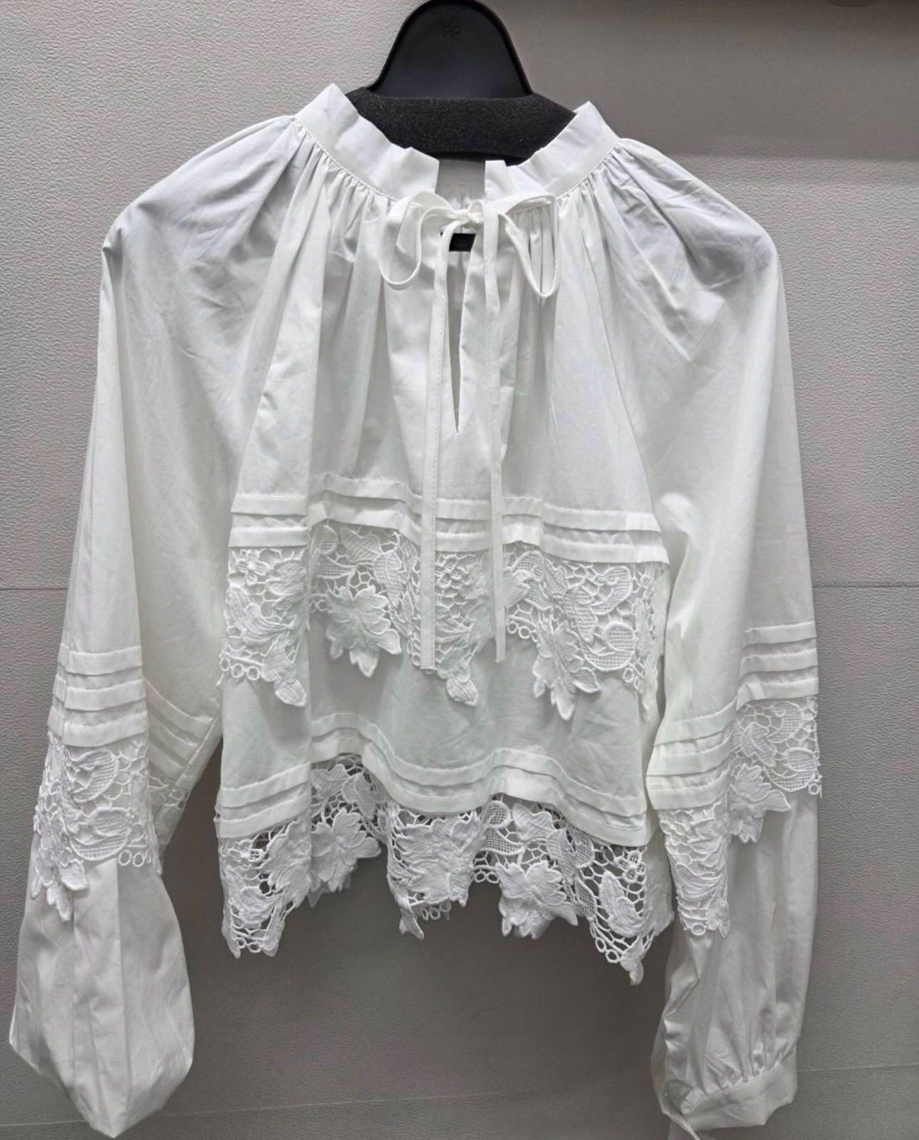 レース付きブラウス グレースコンチネンタル ohga トレフルプラスワン