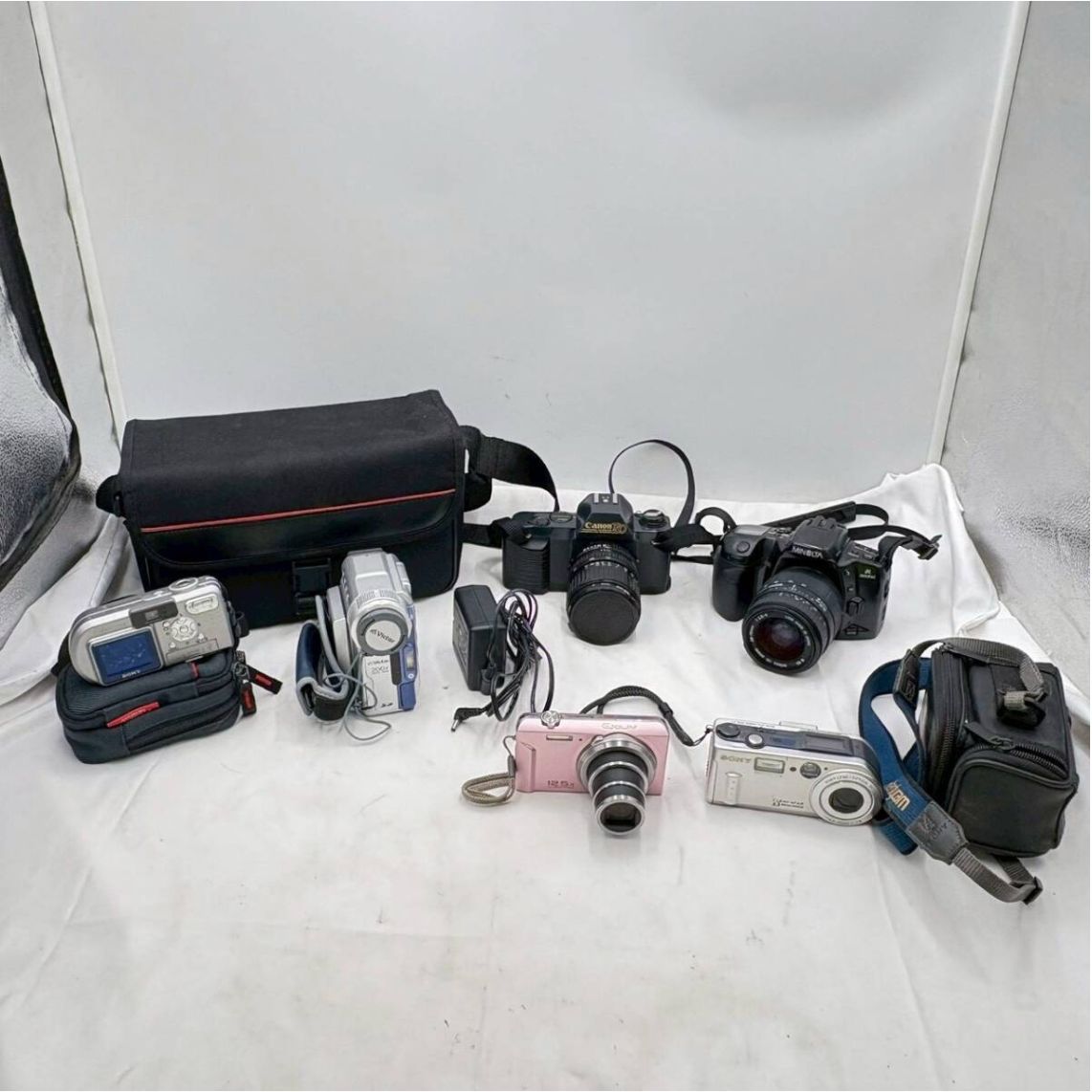 ビデオカメラ まとめ ジャンク 3台セット デジカメ・ビデオカメラ・フィルムカメラ 旧モデル多数 大量まとめ売り