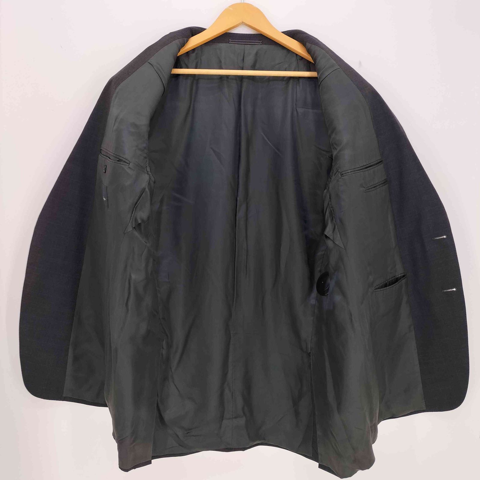 エルメネジルドゼニア Ermenegildo Zegna チェック柄 2B テーラード 