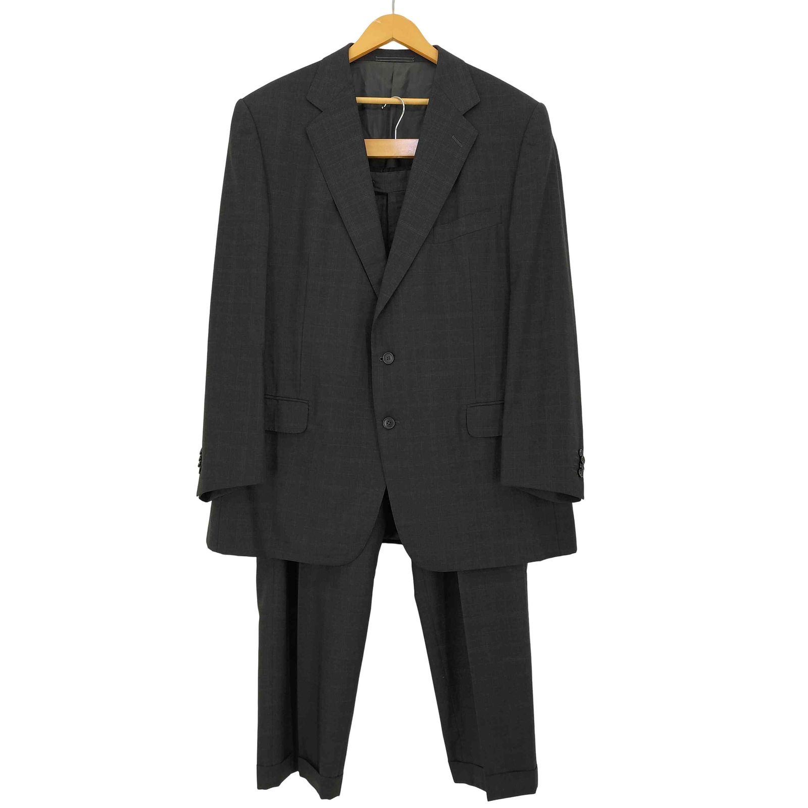 エルメネジルドゼニア Ermenegildo Zegna チェック柄 2B テーラード 