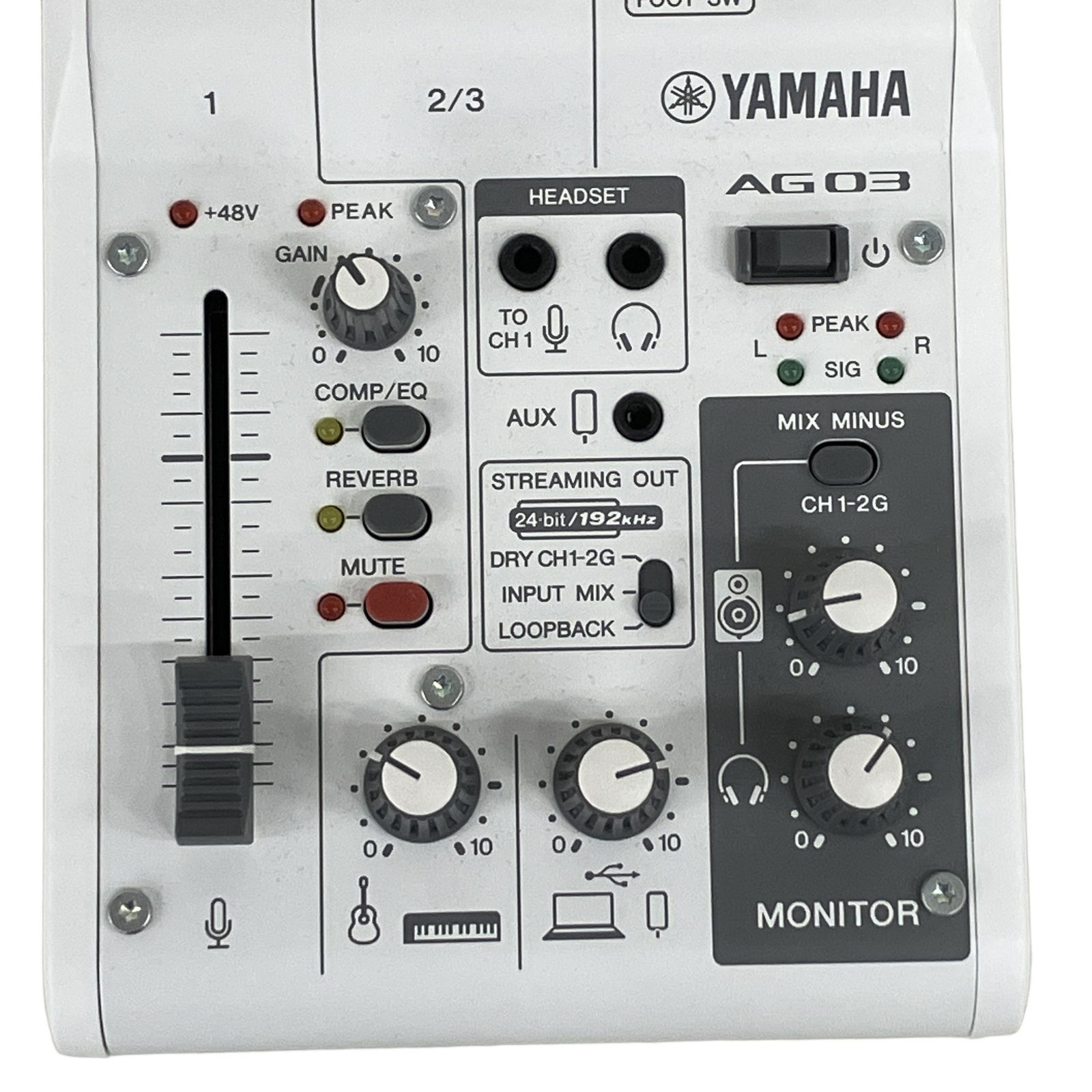 YAMAHA ヤマハ AG03MK2 ライブストリーミングミキサー 2025年製