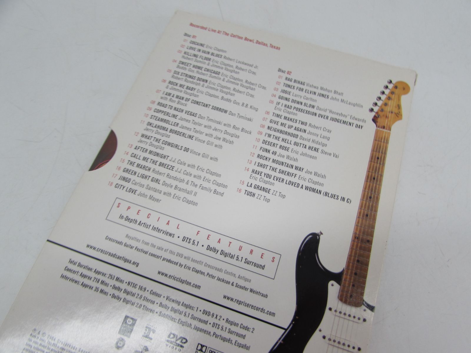 国内盤 エリッククラプトン / クロスロード ギターフェスティバル 2004