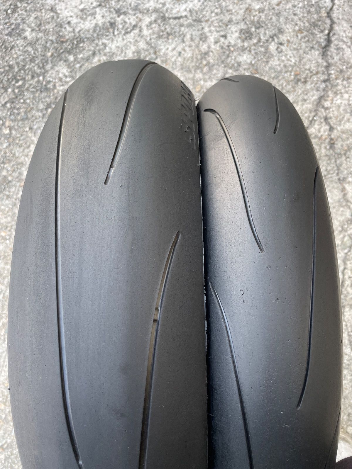 ダンロップ Q5 前後セット 110/70ZR17 140/70ZR17 390 - メルカリ