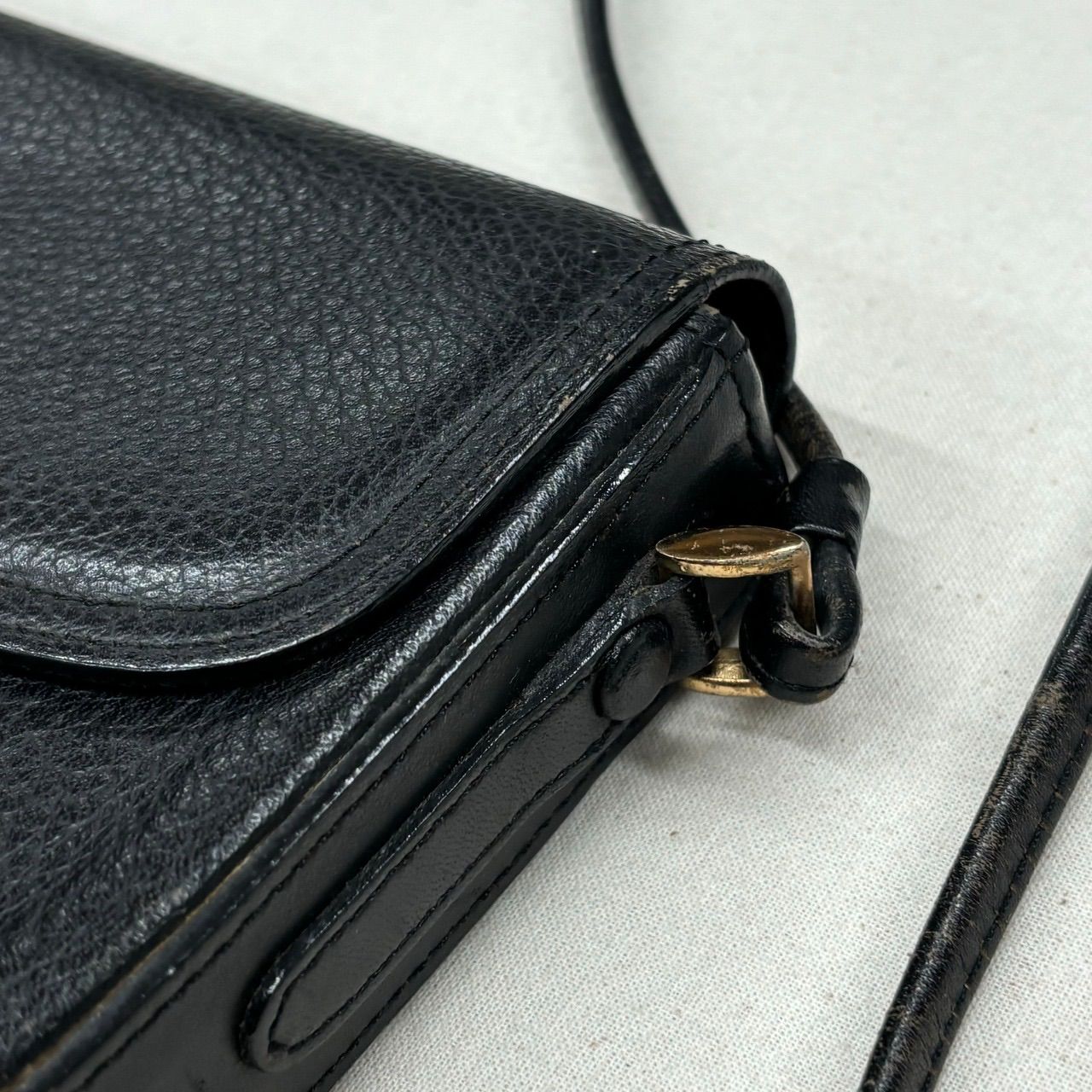 80-90s burberrys shoulder bag バーバリー 黒 ショルダーバッグ 