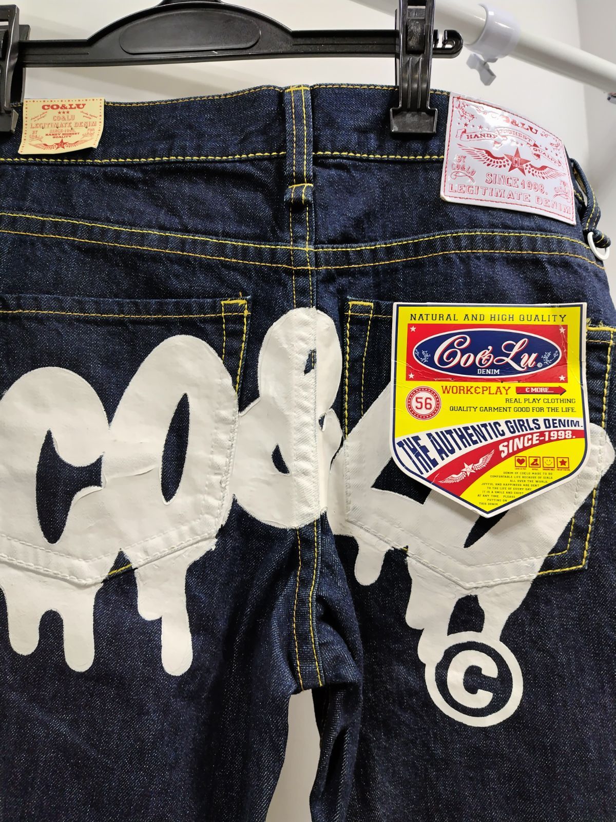 h9◇新品 CO&LU ココルル legitimate denim for girls ジーンズ W82cm 