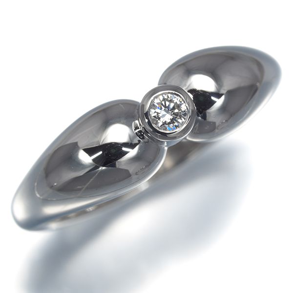 ティファニー リング ダイヤ ダイヤモンド ダブルティアドロップ 10.5