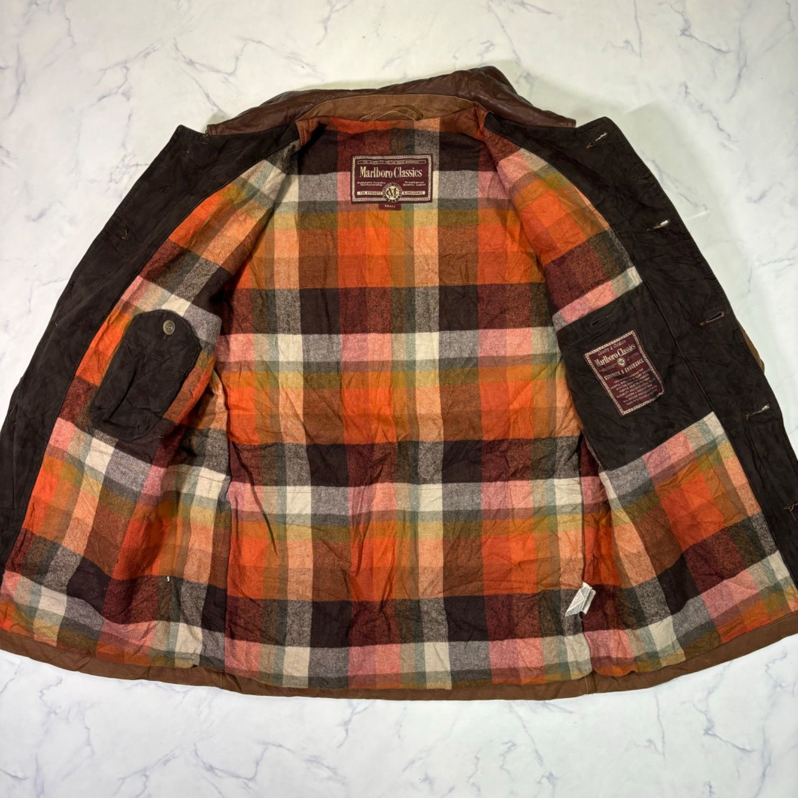 Marlboro Classics マルボロクラシックス レザー襟 ワークジャケット