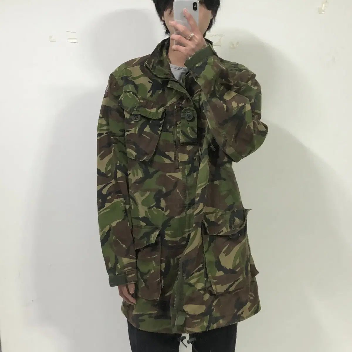 90s イギリス軍 実物 DPM カモ コンバット ジャケット 1990年代 
