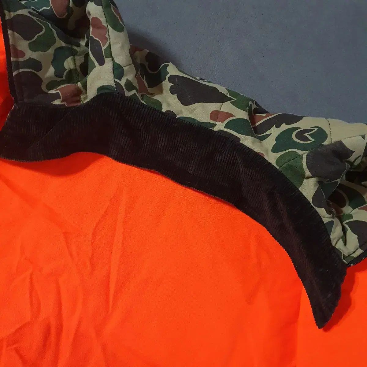 80s ビンテージ ウォールズ ミリタリー ダックカモ リバーシブル ジャケット fit=scale-down,w=1200