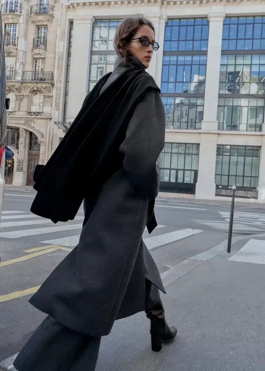 ZARA ベルト ソフト ハイネック コート - メルカリ