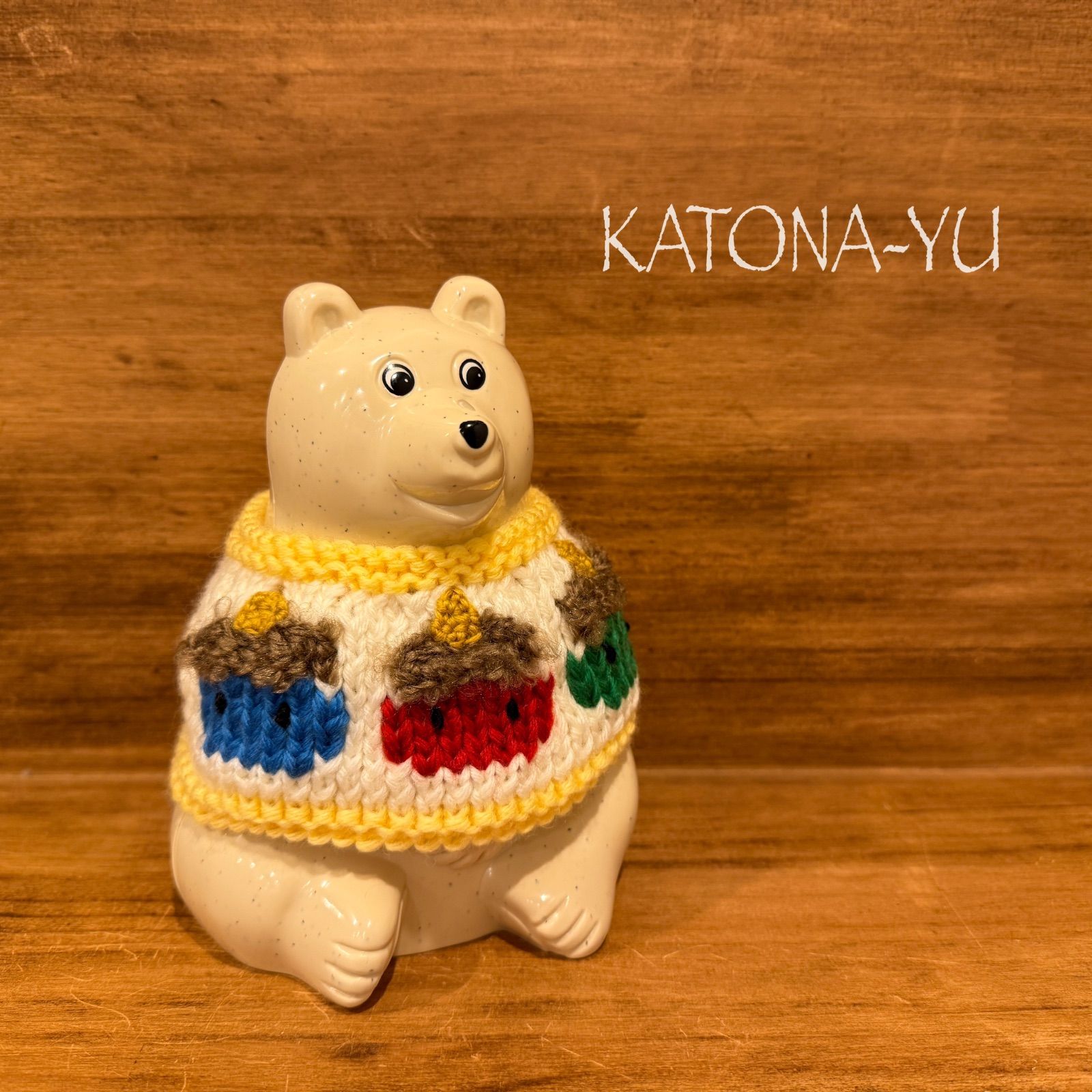 しろくま貯金箱 お着替え用 節分鬼ポンチョ - メルカリ