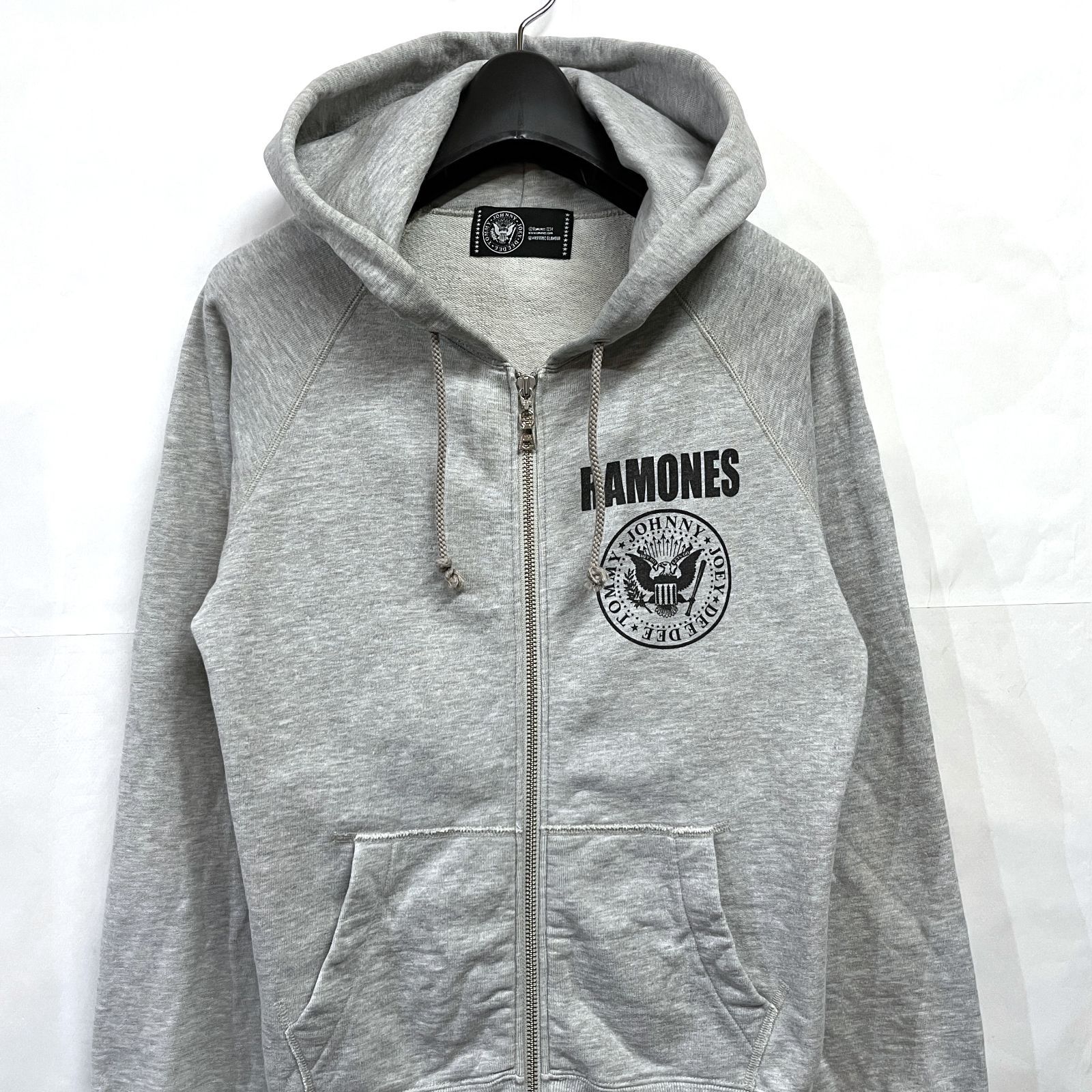 HYSTERIC GLAMOUR × RAMONES ジップパーカー フルジップ HYSTERIC GLAMOUR x RAMONES｜ヒステリックグラマー ラモーンズ ジップ