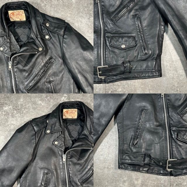 1970's excelled ダブルライダースジャケット 38R USA製 エクセルド