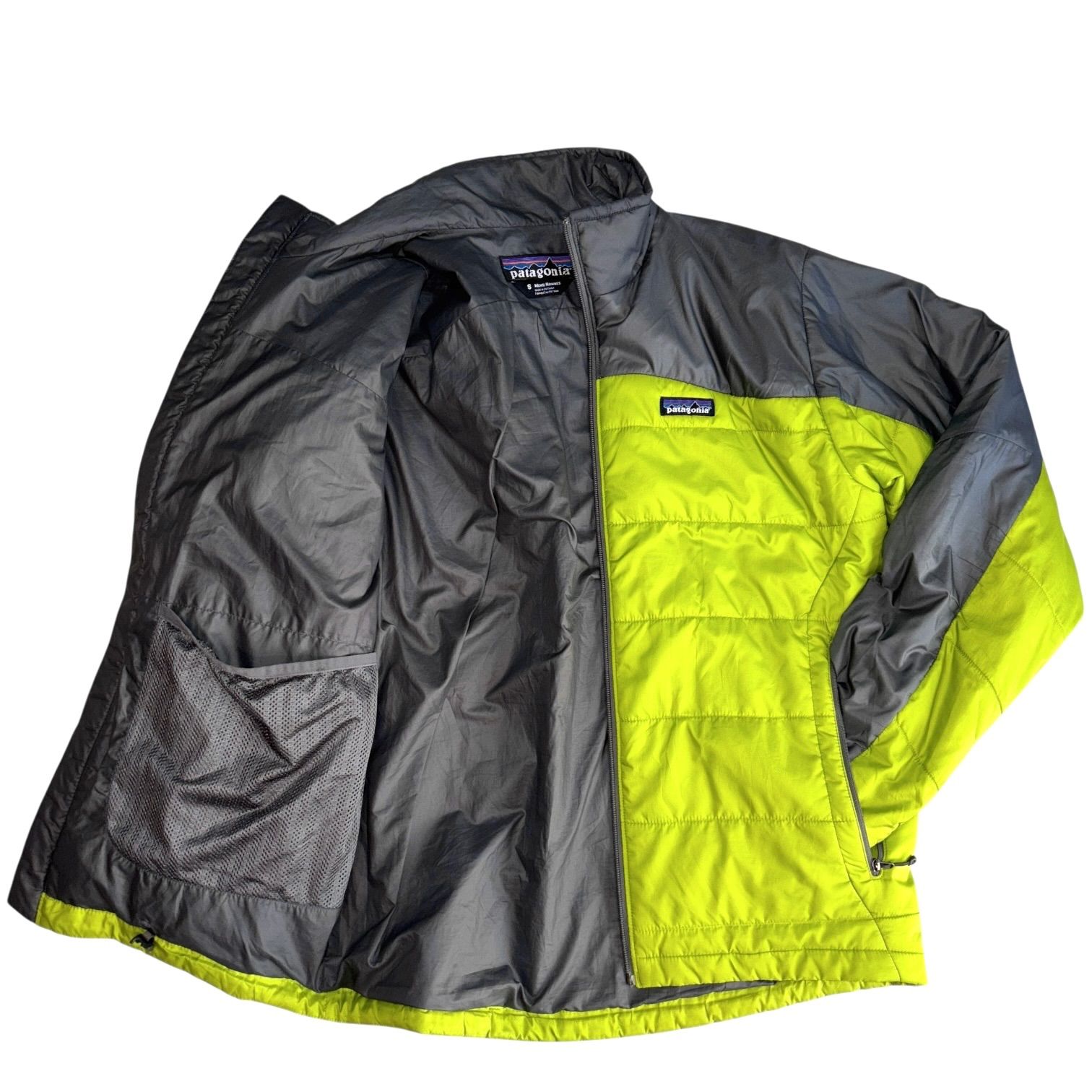 10年製 patagonia MICRO PUFF JACKET S ライト ゲッコーグリーン 