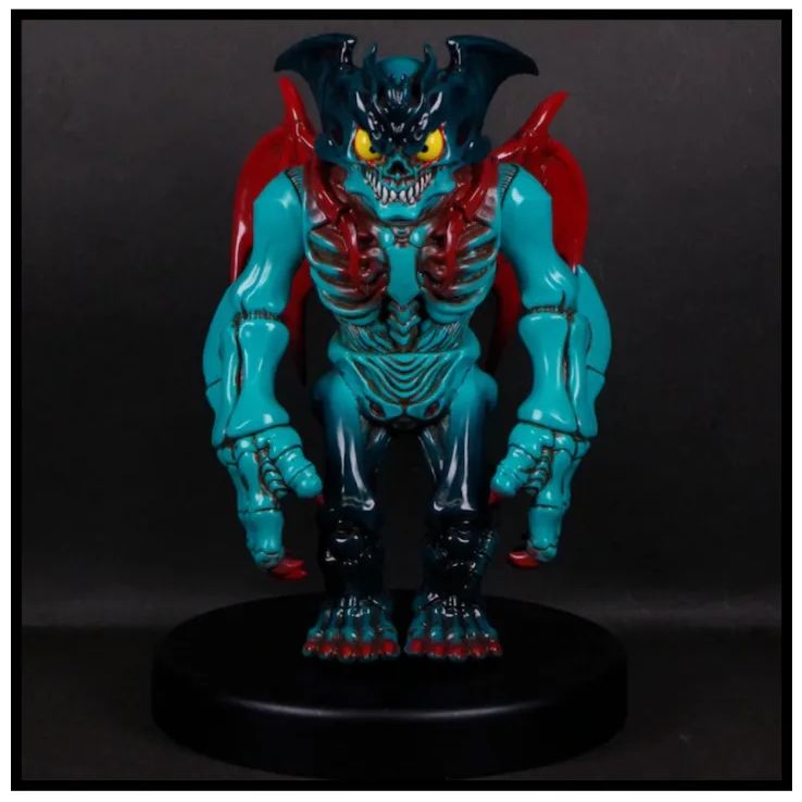 新品未使用 未開封 墓場の画廊 ソフビ アマくま 骸骨デビルマン 超個性