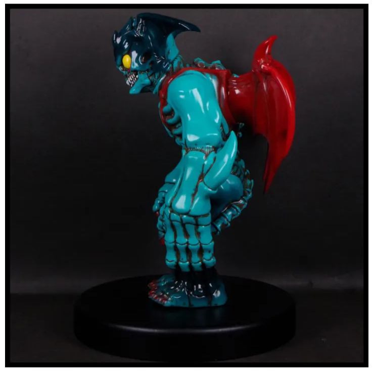 新品未使用 未開封 墓場の画廊 ソフビ アマくま 骸骨デビルマン 超個性