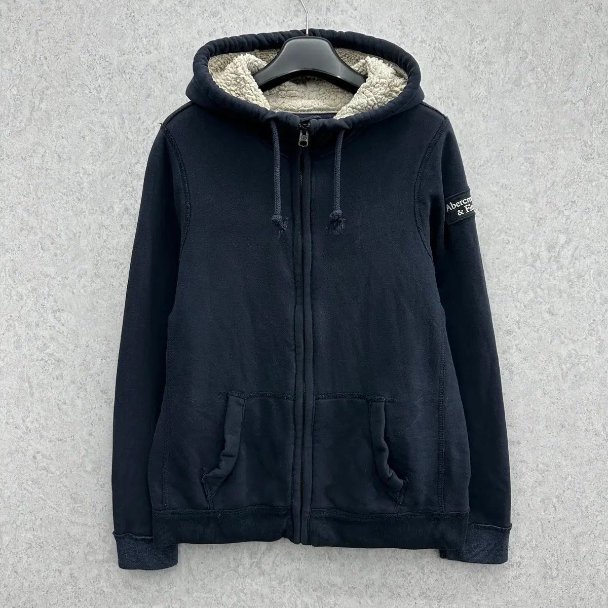 アバクロンビー シープスキン フリース ジップアップ ジャケット 