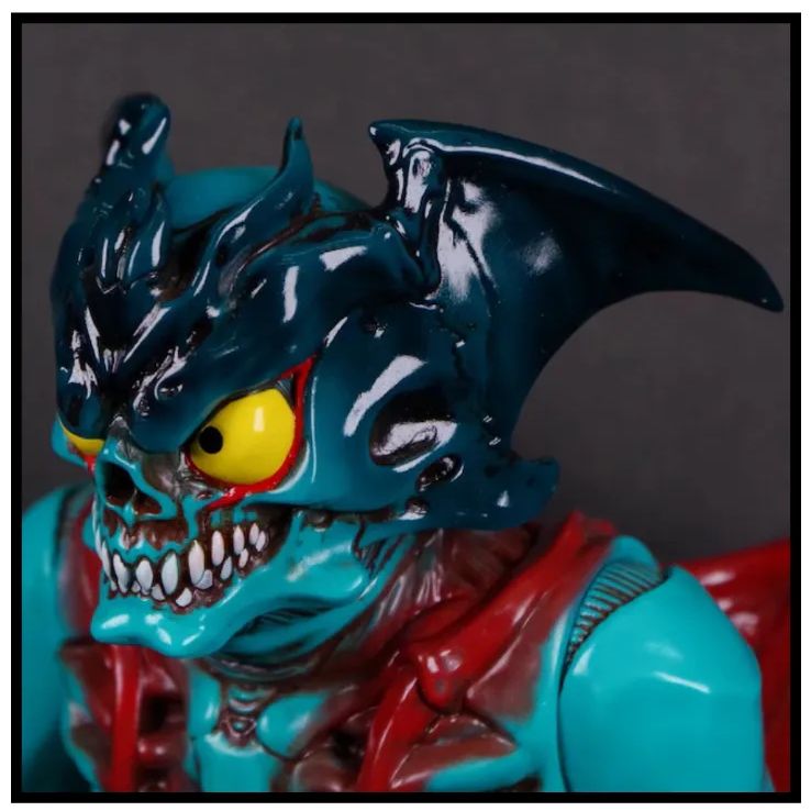 新品未使用 未開封 墓場の画廊 ソフビ アマくま 骸骨デビルマン 超個性