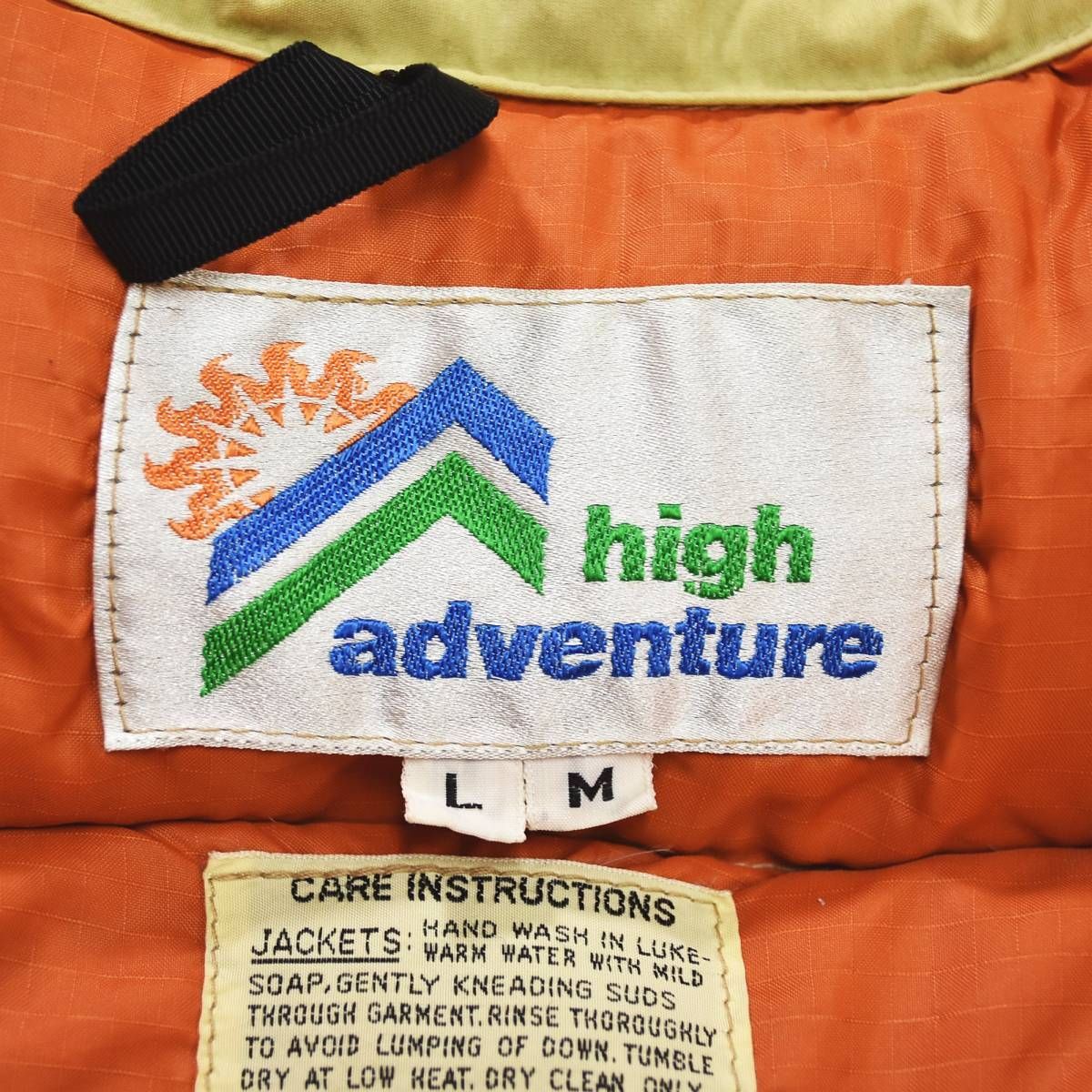 Berman's 70s〜80s キルティングダウンベスト TALON ジップ 70s 80s ヴィンテージ ハイ アドベンチャー high adventure