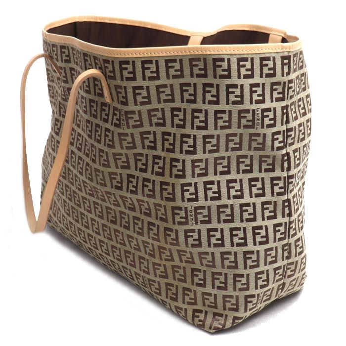 FENDI フェンディ ズッキーノ トート トートバッグ ベージュ 8BH005