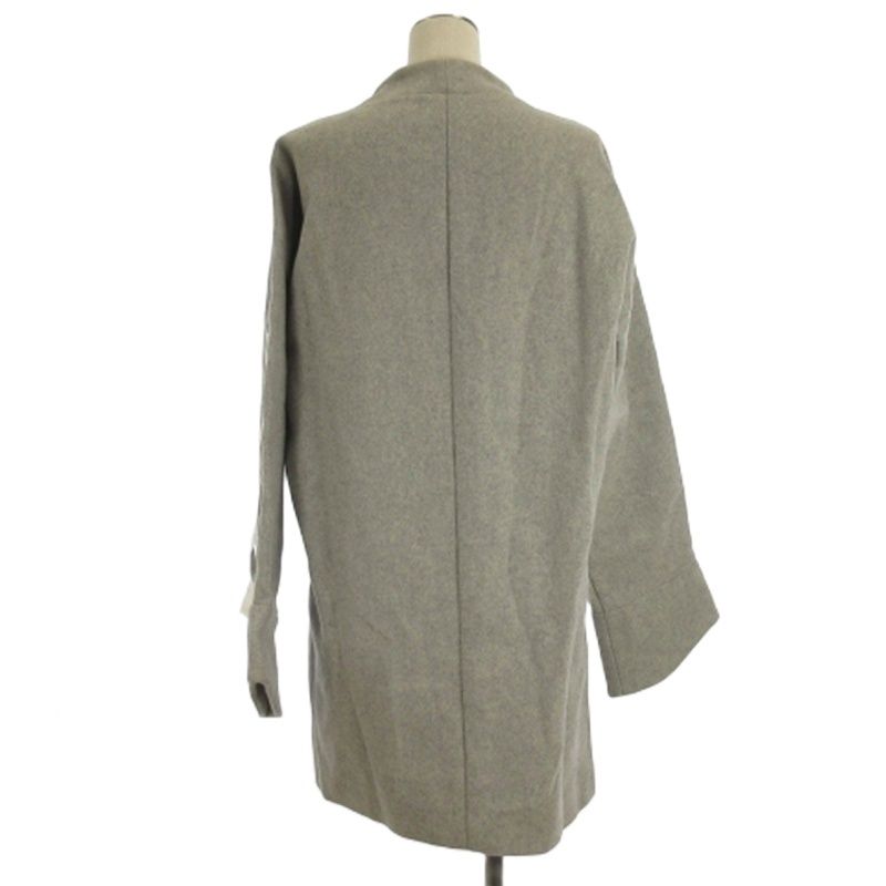 オートクチュール Auto couture コート ロング ウール グレー 40 □TC  