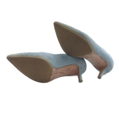 ペリーコ PELLICO スエード パンプス ポインテッドトゥ 36 ライト