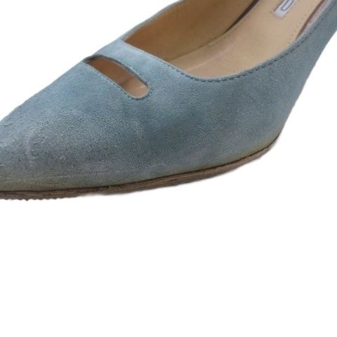 ペリーコ PELLICO スエード パンプス ポインテッドトゥ 36 ライト