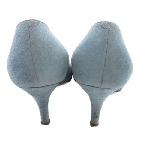 ペリーコ PELLICO スエード パンプス ポインテッドトゥ 36 ライト