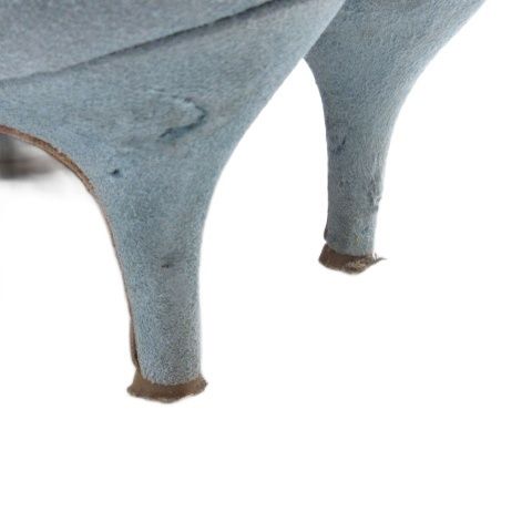 ペリーコ PELLICO スエード パンプス ポインテッドトゥ 36 ライト