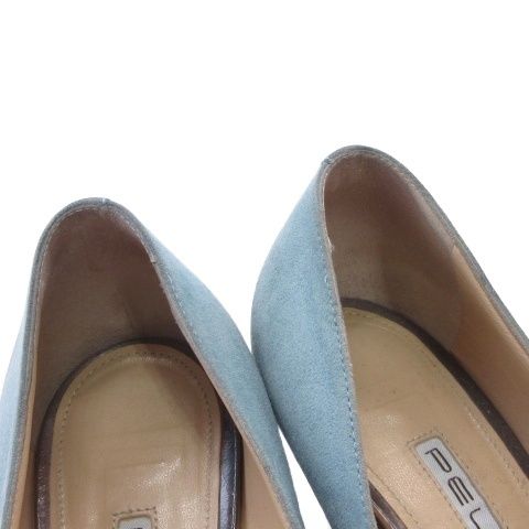 ペリーコ PELLICO スエード パンプス ポインテッドトゥ 36 ライト