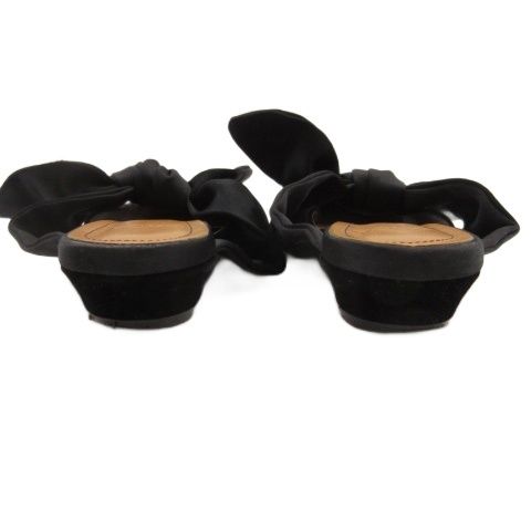 オーガ OHGA リボン ベロア ミュール フラット S ブラック □TC - メルカリ