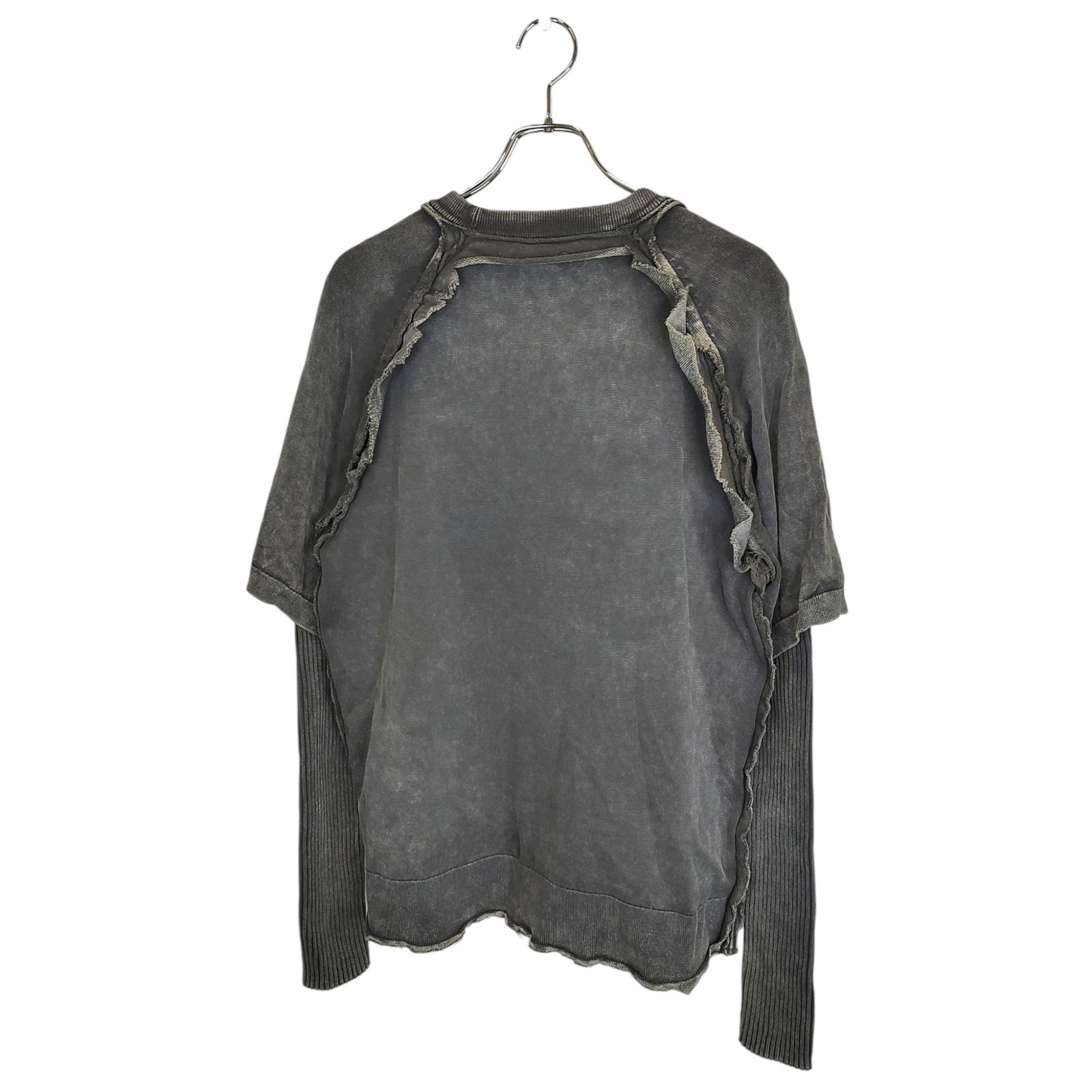 DIESEL ディーゼル K-PETRO レイヤード スウェット カットソー A18898 