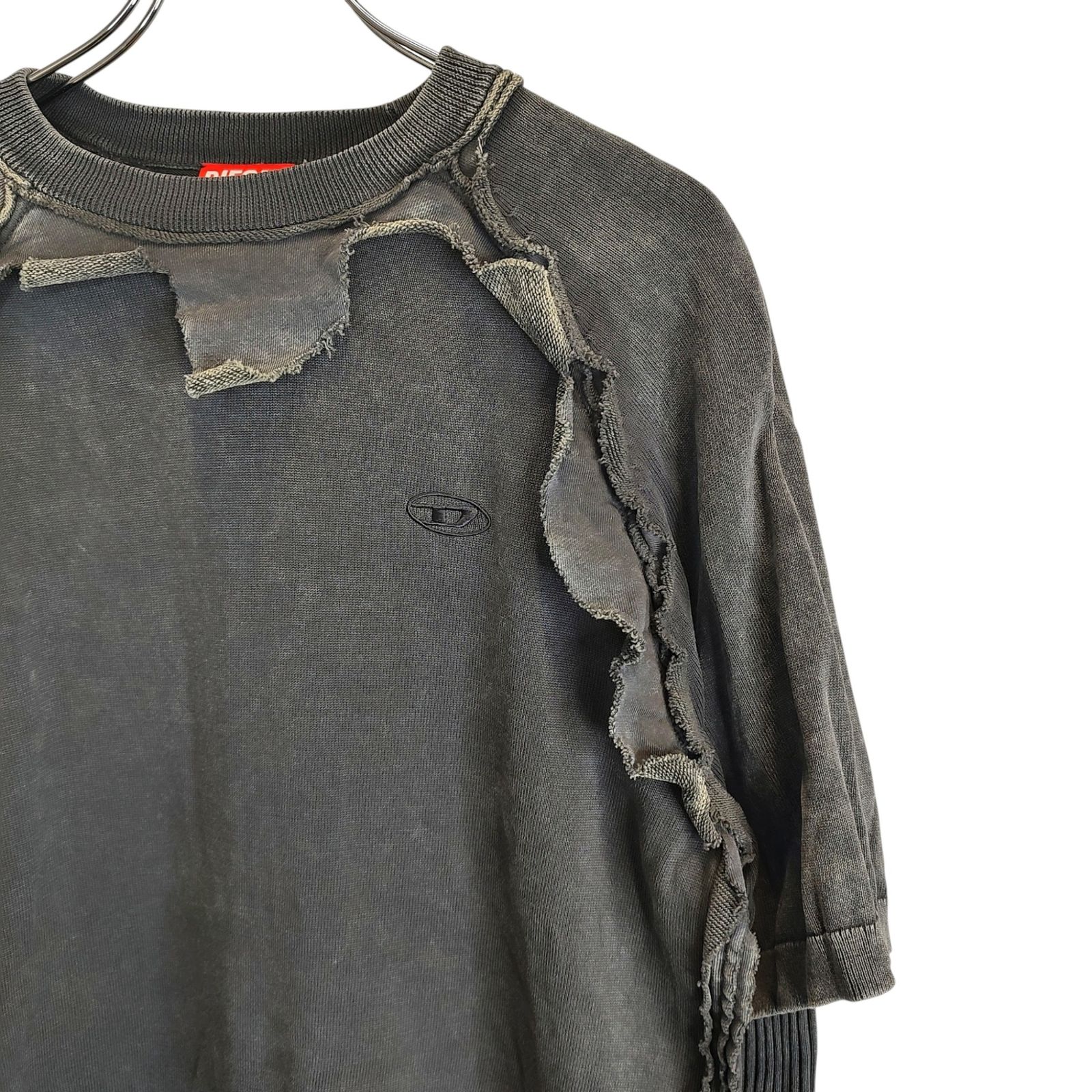 DIESEL ディーゼル K-PETRO レイヤード スウェット カットソー A18898 