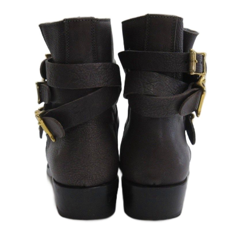 ルパートサンダーソン Rupert Sanderson ベルテッド ブーツ レザー