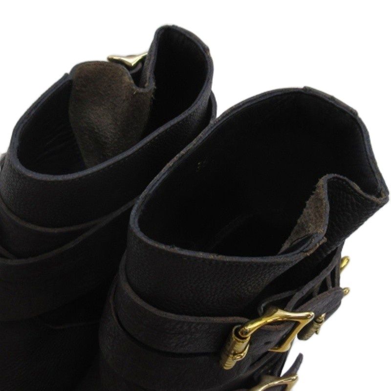 ルパートサンダーソン Rupert Sanderson ベルテッド ブーツ レザー