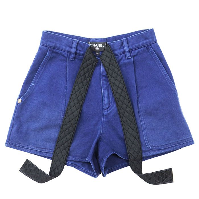 CHANEL シャネル ショートパンツ デニム P58413 2018年製 COCOマーク