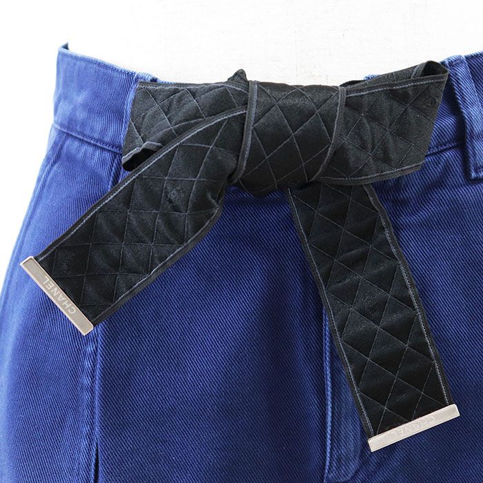 CHANEL シャネル ショートパンツ デニム P58413 2018年製 COCOマーク  