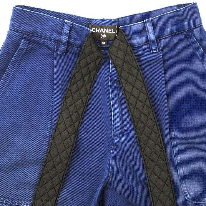 CHANEL シャネル ショートパンツ デニム P58413 2018年製 COCOマーク