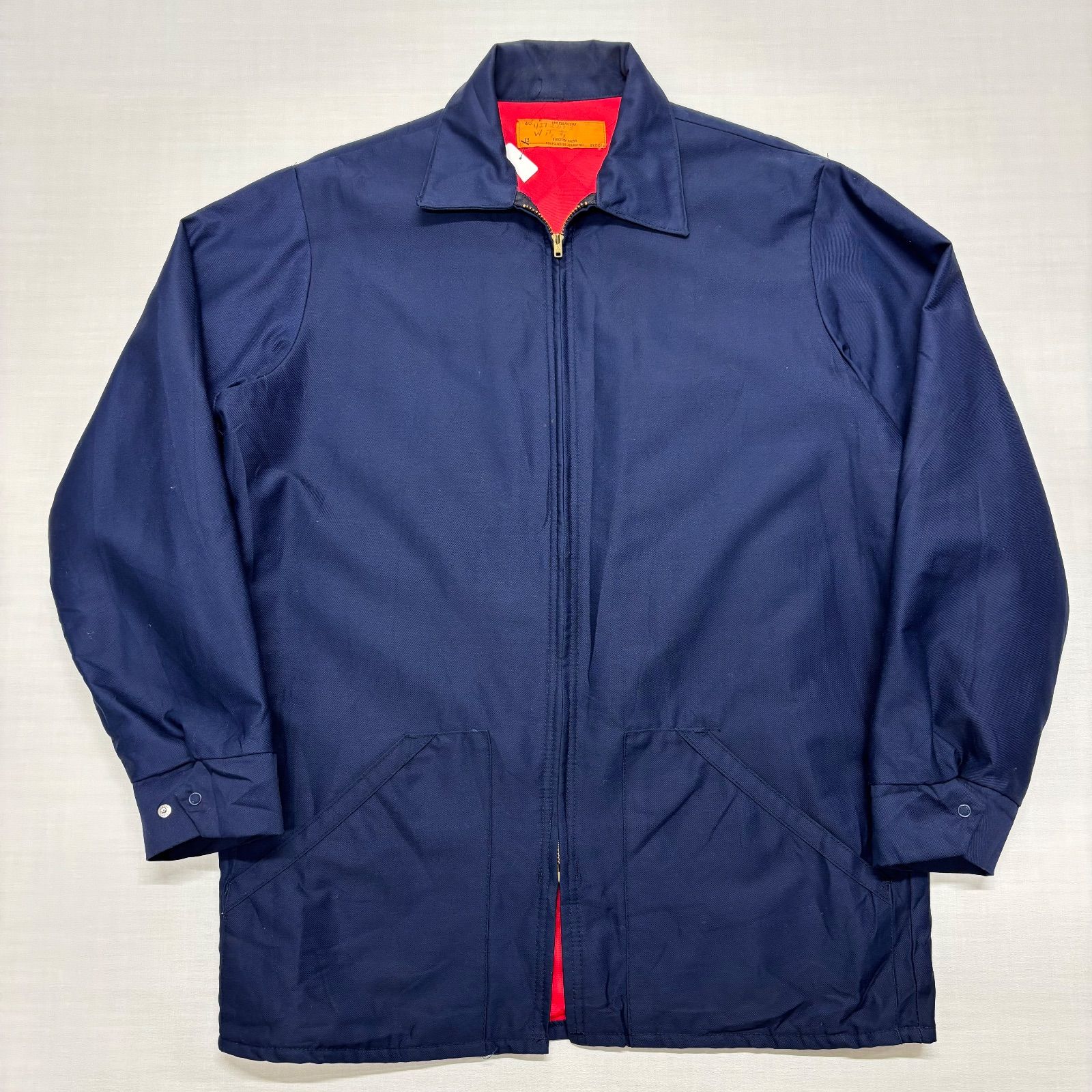 60s 70s ヴィンテージ ワークジャケット ネイビー 40 L相当 TALON