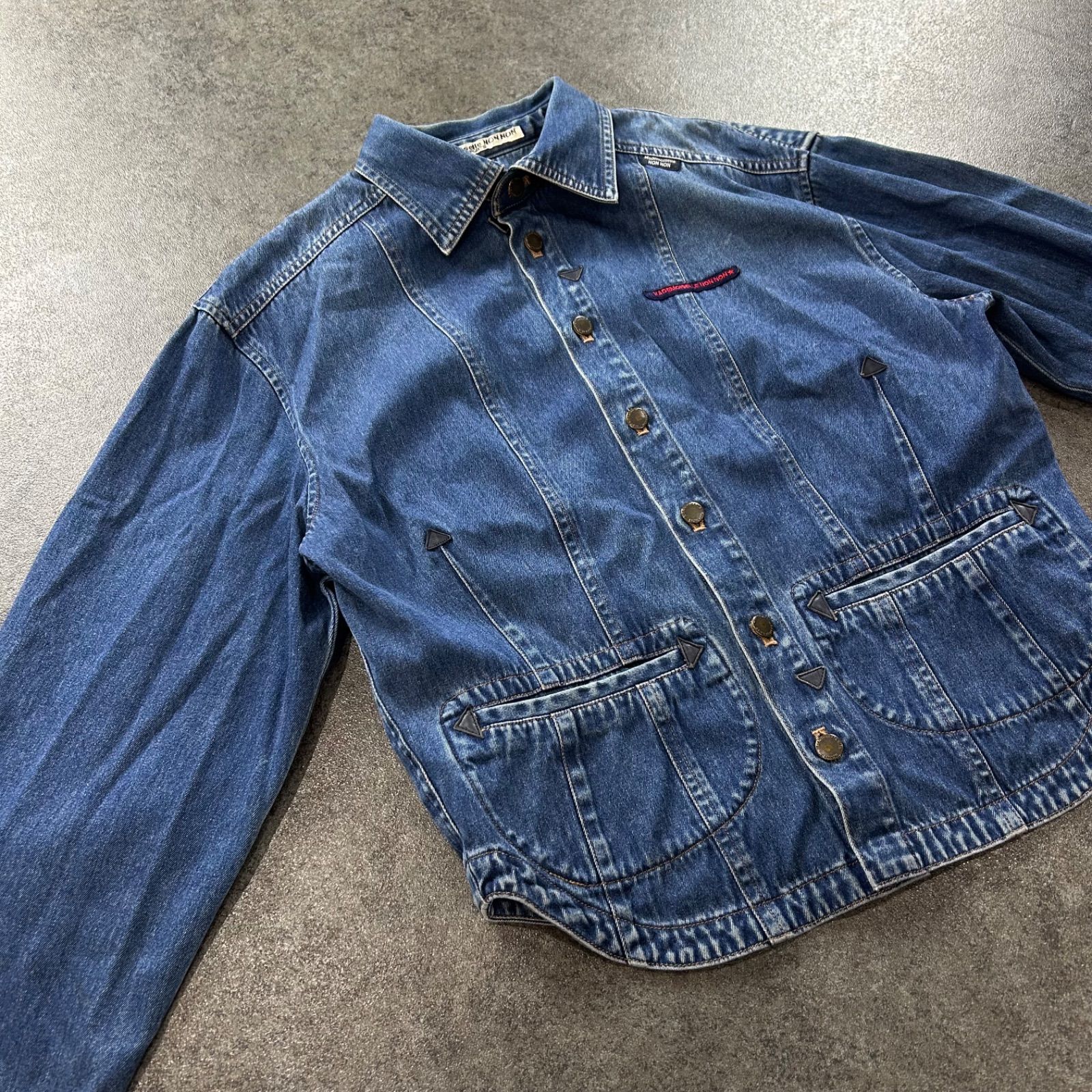 Mademoiselle NON NON SPORTS Denim Jacket マドモアゼルノンノン