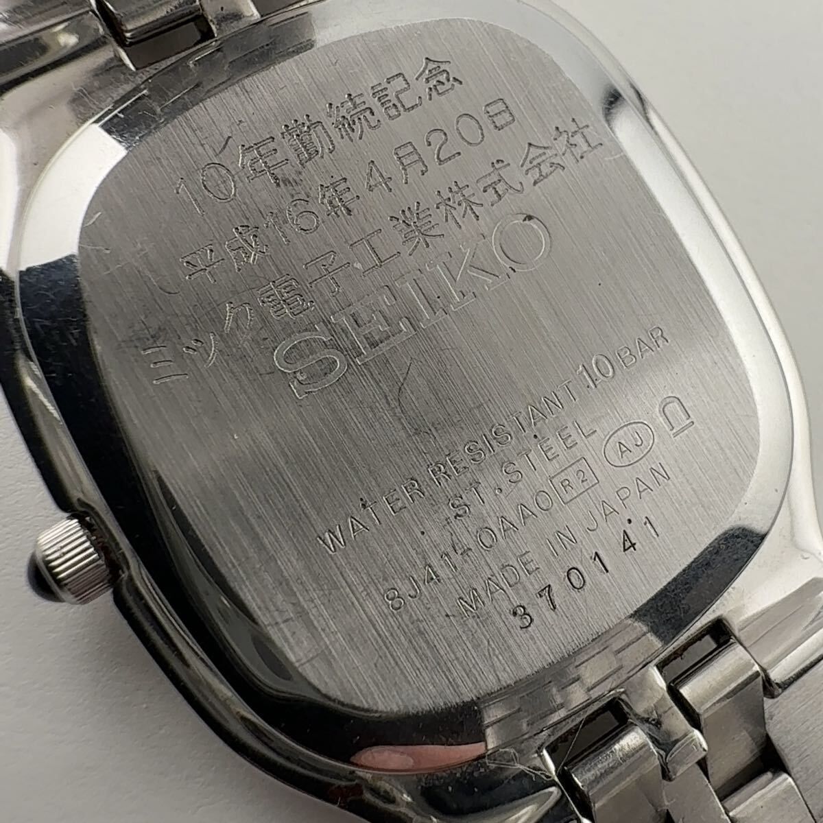 不稼働 】SEIKO 8J41-0AA0 セイコー DOLCE ドルチェ クォーツ メンズ 