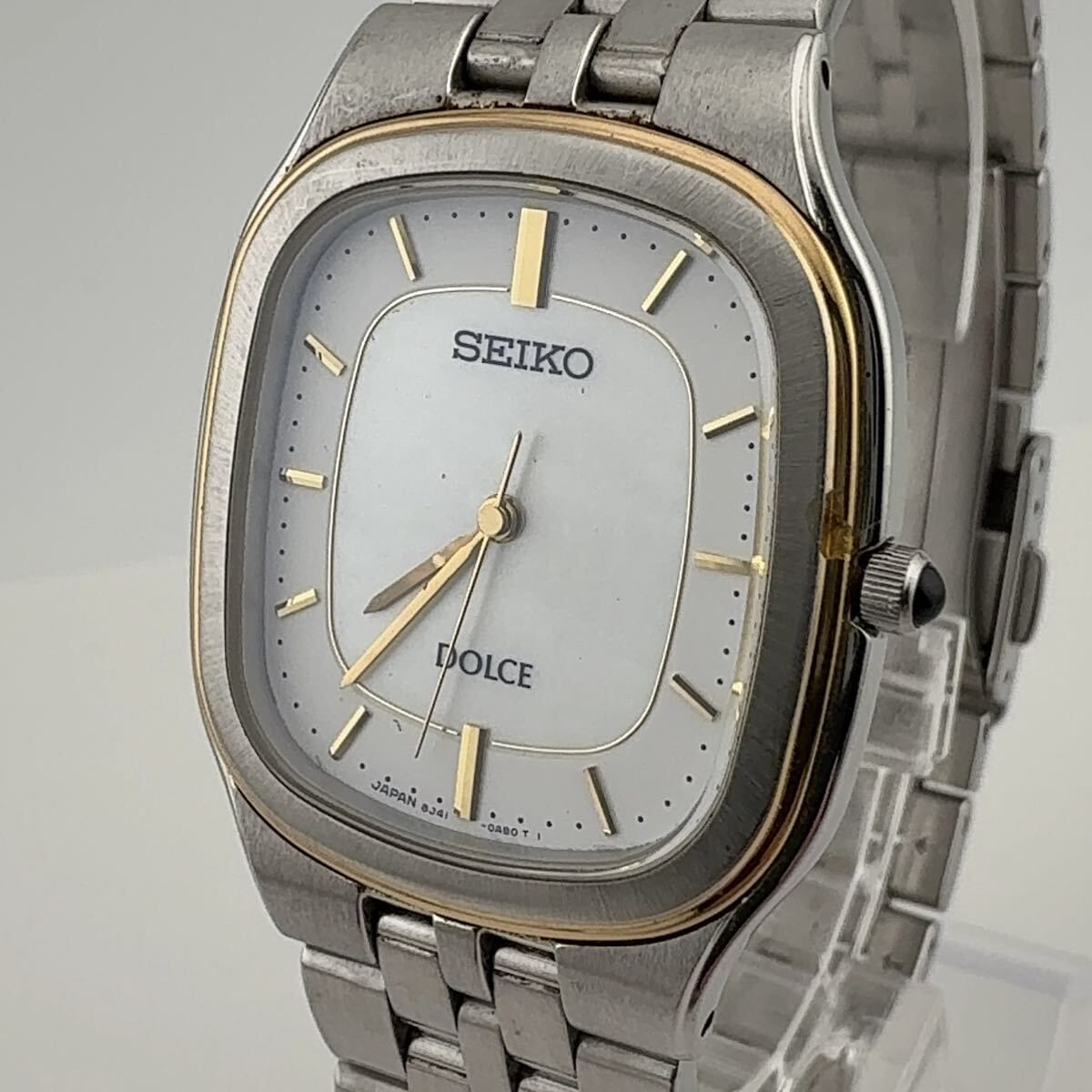 不稼働 】SEIKO 8J41-0AA0 セイコー DOLCE ドルチェ クォーツ メンズ
