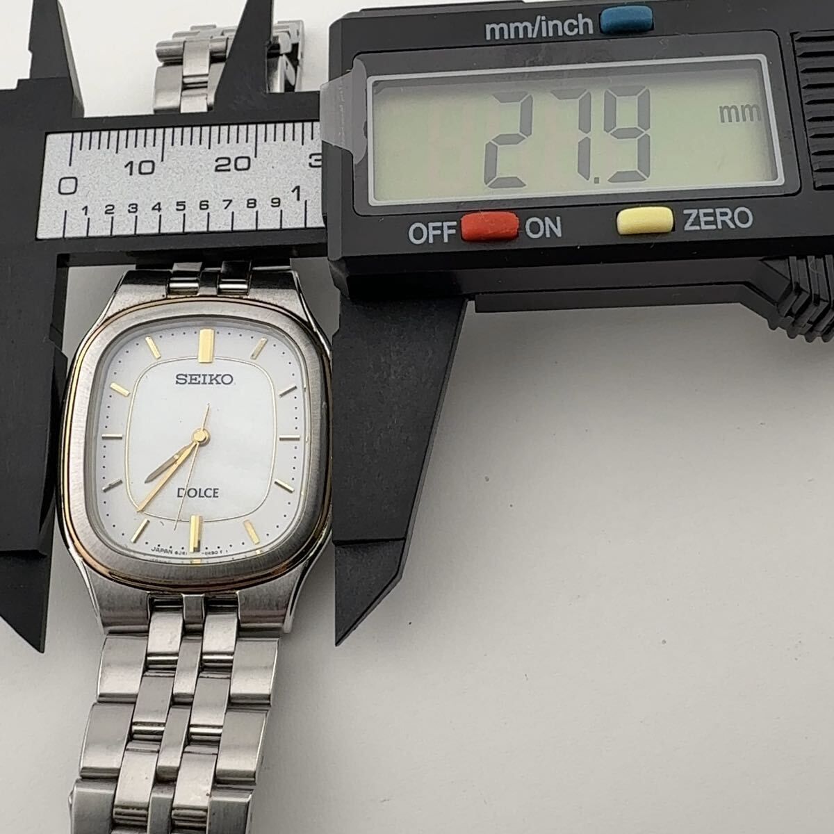 不稼働 】SEIKO 8J41-0AA0 セイコー DOLCE ドルチェ クォーツ メンズ 