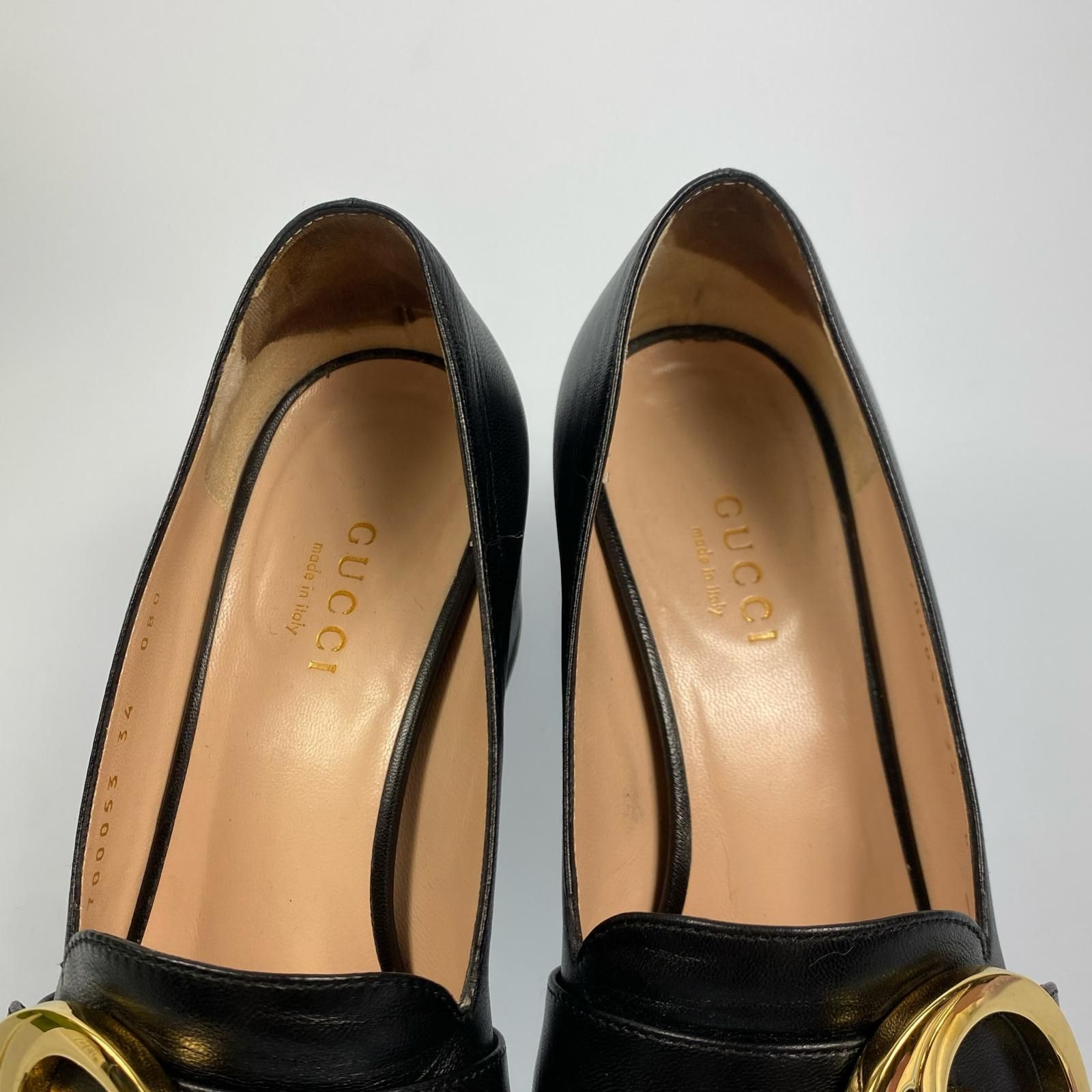 姫路東店】 中古 GUCCI | グッチ パンプス 70053 サイズ：34 ブラック
