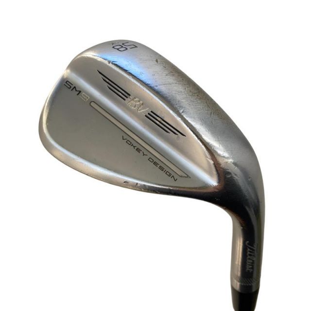 タイトリスト Vokey SM9 58-14K タイトリスト VOKEY SPIN MILLED SM9 ジェットブラック 58°/08°M