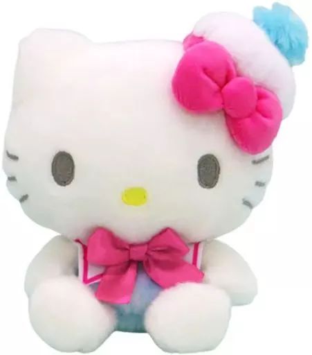 中古】ぬいぐるみ ハローキティ ふわくたサマーぬいぐるみ 「サンリオ