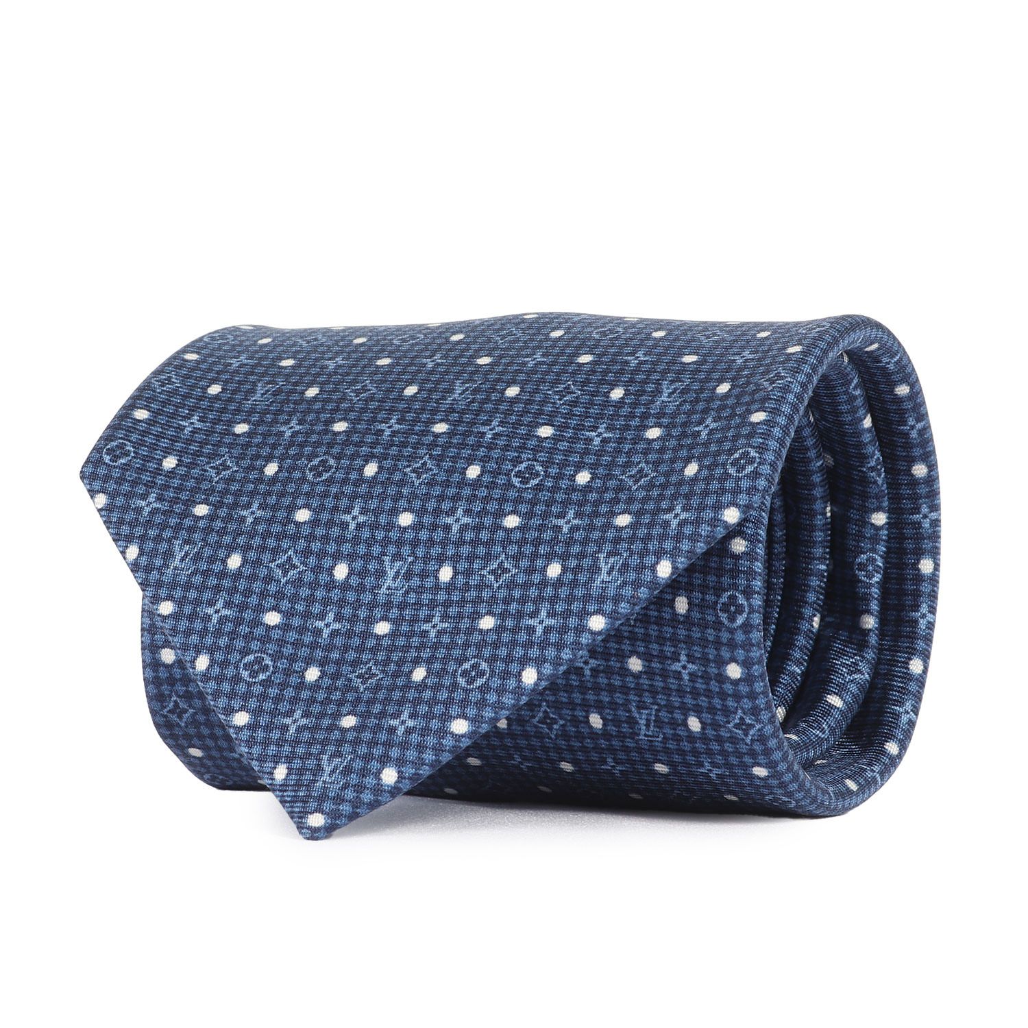 未使用級 ルイヴィトン Louis Vuitton ネクタイ シルク100% 未使用級