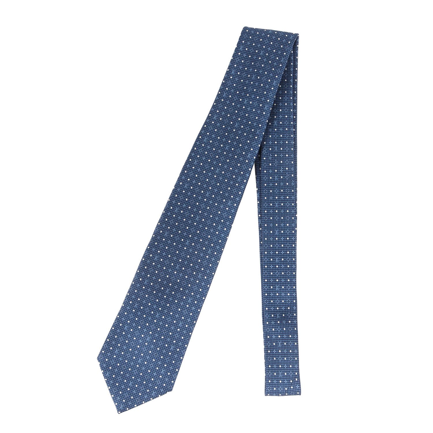 美品】LOUIS VUITTON ルイヴィトン ネクタイ / モノグラム シルク